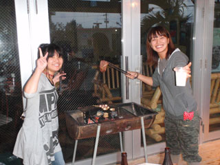 焼いてますよ〜