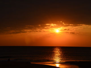 夕日