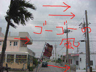 風強い!