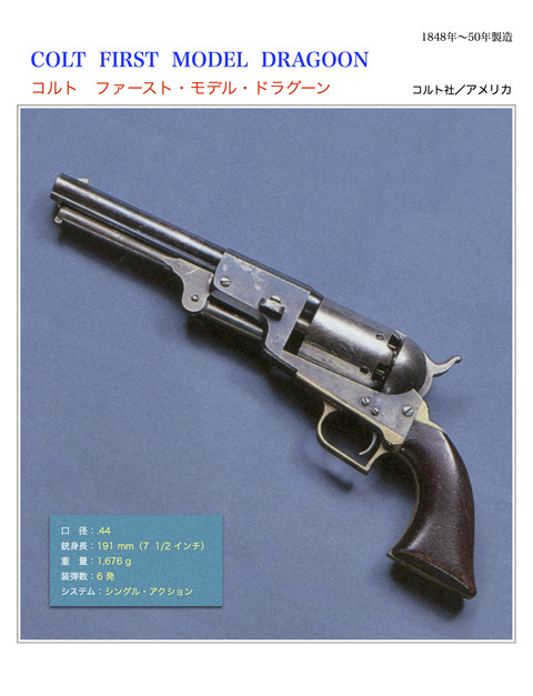 コルト ドラグーン・モデル : 世界の名銃コレクション(年代順)