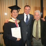Graduation with Phil and Rogan