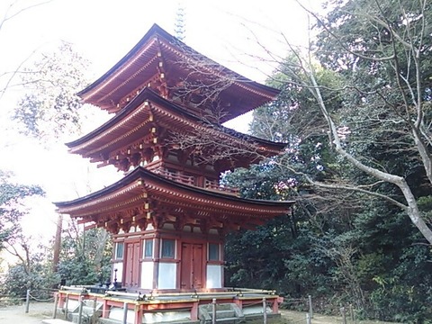 浄瑠璃寺 三重塔