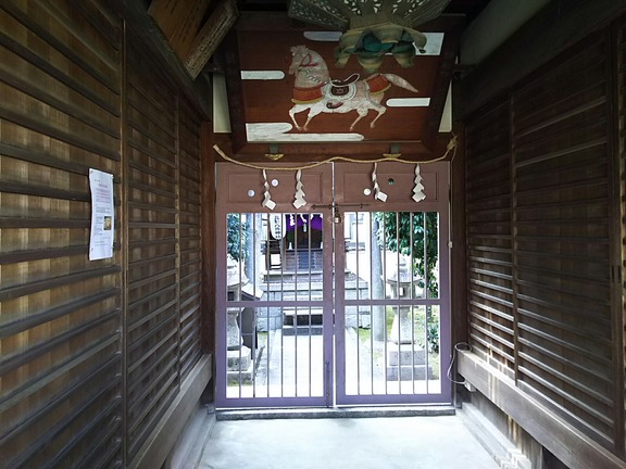 八坂神社 拝殿馬道