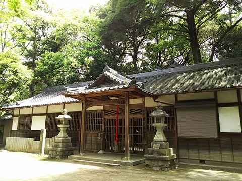 意賀美神社 拝殿