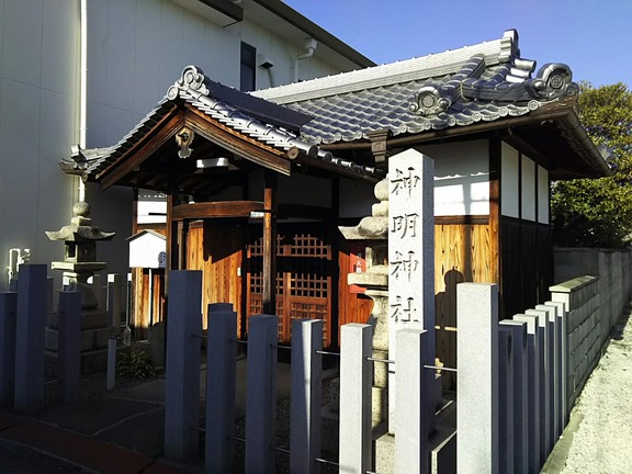 神明神社 拝殿