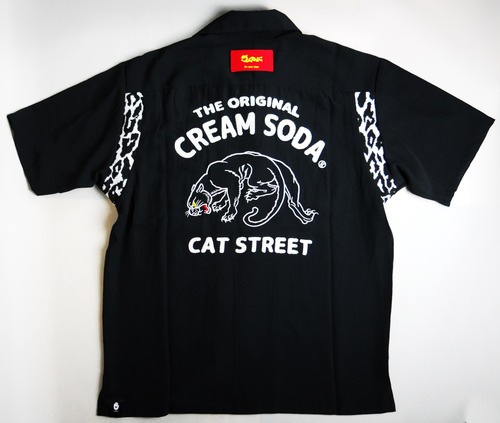 極美品 Cream soda シャツ ボーリング レオパルド柄 刺繍 Ｍサイズ imgrc0074887146.jpg
