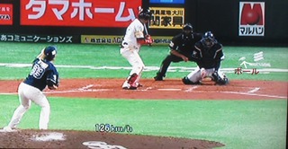 後ろにそれてしまいます。