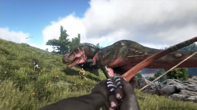 ڿ۶ε丶ʪ륪ץɤǼϤ並桢ߤʤɤ륵ХХ륲ARK: Survival Evolved٤ȯɽ