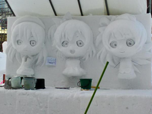さっぽろ雪まつり 雪まつり ラブライブ! 雪像 に関連した画像-05