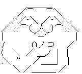 やる夫 顎に手