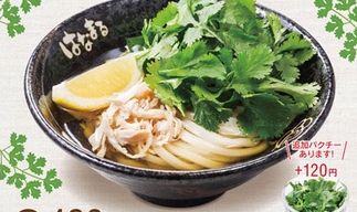 パクチー ナンプラー うどん はなまるに関連した画像-01
