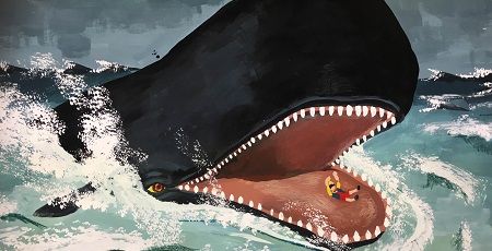 クジラ くじら ピノキオ 口 飲み込まれる 脱出 生還に関連した画像-01