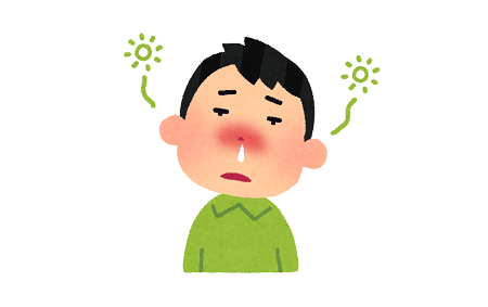 くしゃみ　鼻水　風邪　アレルギーに関連した画像-01