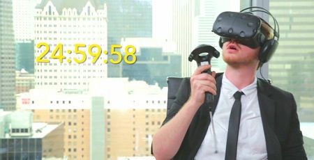 VR生活 連続 ヴァーチャルリアリティ 25時間 ギネス世界記録 VRに関連した画像-01