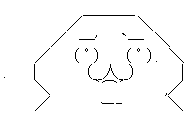 やる夫 上を向く