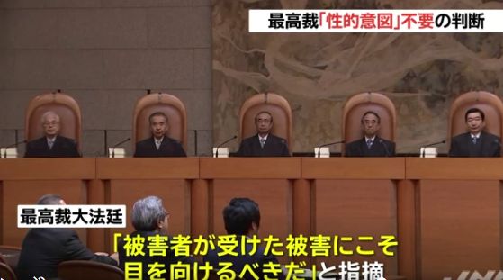 性犯罪 強制わいせつ罪 性的な意図 最高裁 判例 加害者 被害者に関連した画像-01