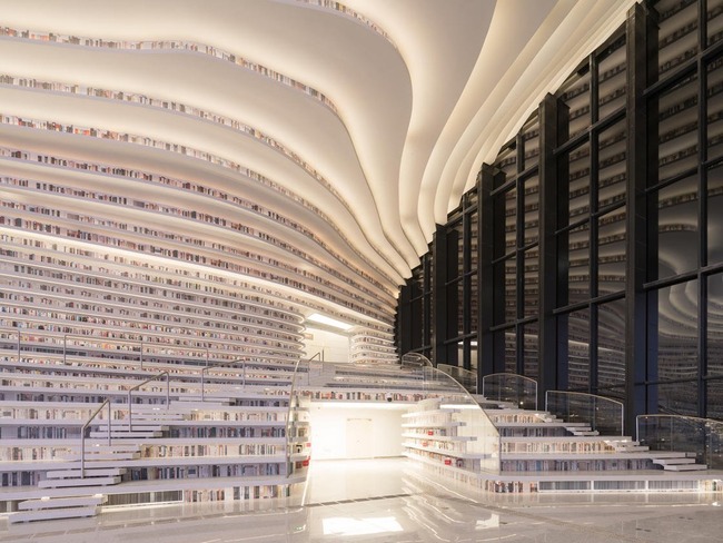 中国 図書館 浜海新区図書館に関連した画像-05