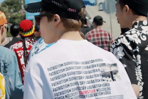 防弾少年団　BTS　原爆万歳Tシャツ　KKKKに関連した画像-01