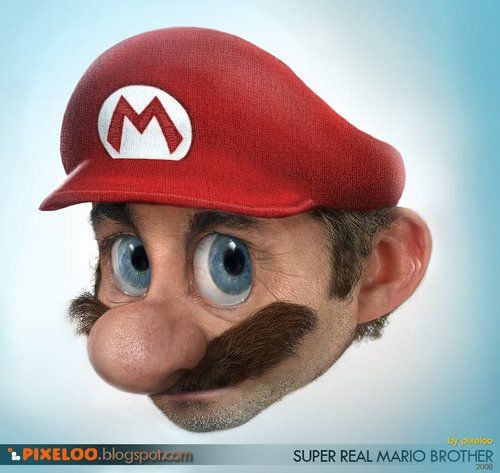 マリオ ヒゲ 髭 ヒゲ剃り スーパーマリオ ツイッター CGに関連した画像-01