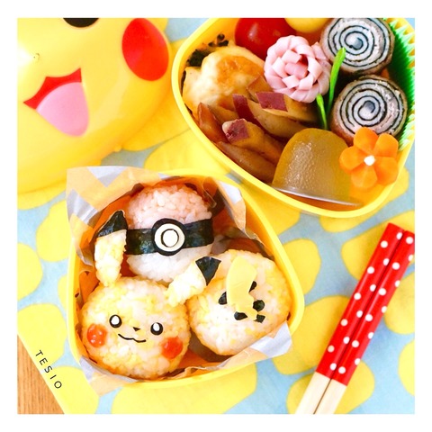 ポケットモンスター　ミニチュアお弁当　25個まとめ 小学1年生の遠足弁当♪ミニサイズで食べやすいピカチュウとモンスター