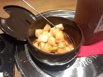 新橋 韓菜 はんな ランチ カクテキ