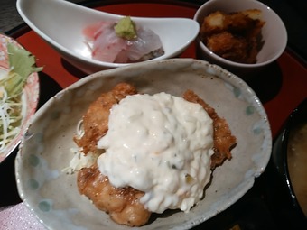 新橋 やひろ丸 ランチ チキン南蛮定食