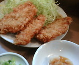 銀座 とん喜 とんき ランチ カキフライ