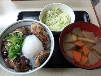 吉野家の新メニュー「半玉焼鳥つくね丼」