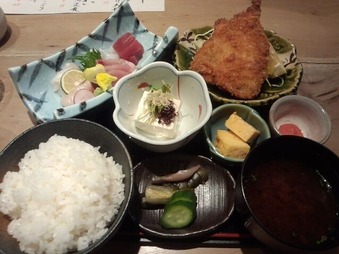 銀座 さら双樹 ランチ 刺身定食
