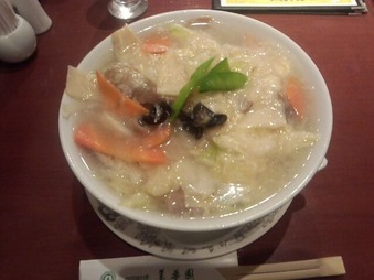 新橋 美華園 牡蠣めん