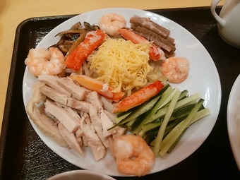 銀座 維新號 いしんごう ランチ 五目冷しそば