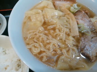 汐留 喜多方ラーメン 坂内 小法師 ワンタン