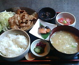 新橋 南洲 ランチ 黒豚生姜焼き