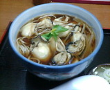 築地 蕎麦 富士見屋 かき南蛮そば