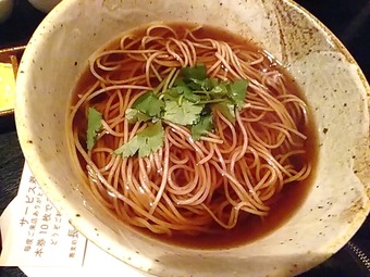 築地 そば 長生庵 本日のおすすめランチ 蕎麦