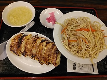 浜松町 ミンミン みんみん ランチ 焼きそば&餃子セット
