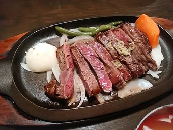 銀座 牛庵 ぎゅうあん ランチ ハラミステーキ