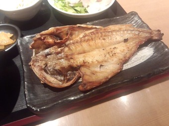 銀座 魚然 焼き魚ランチ カサゴ
