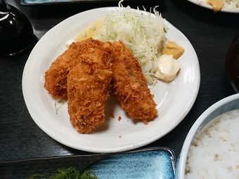 新橋 和楽 ランチ カキフライ