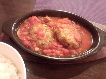 銀座 Olive オリーブ ランチ トマト煮込みハンバーグ