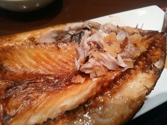 新橋 炉ばたや ランチ さば天日干し定食
