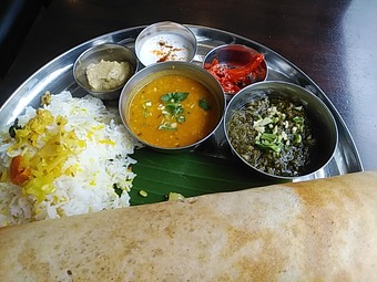 銀座インド料理カーンケバブビリヤニ ランチ マサラドーサ