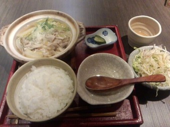 銀座 花大根 ランチ 豚肉と野菜のゆず塩麹鍋御膳