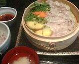 銀座 小湘亭 こうみてい ランチ みやじ豚の蒸ししゃぶ