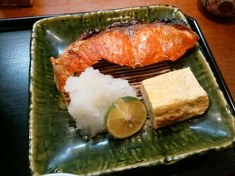 銀座 和の菜彩 さとう ランチ 焼魚御膳 鮭焼き