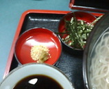 小諸そば 釜揚げそば 柚子胡椒