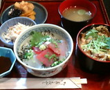 新橋 銀水 丼丼セット