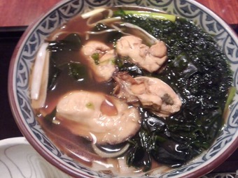 新橋 蕎麦 天祥庵 てんしょうあん ランチ かきそば