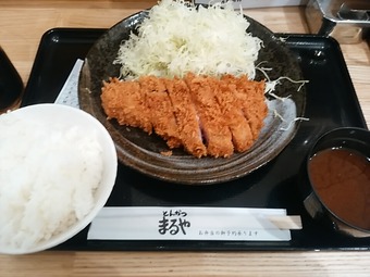 汐留とんかつまるや特ロースカツ定食