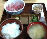銀座 千里浜 ちりはま ランチ 刺身大盛り
